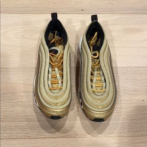 Gold Nike Air Max 97